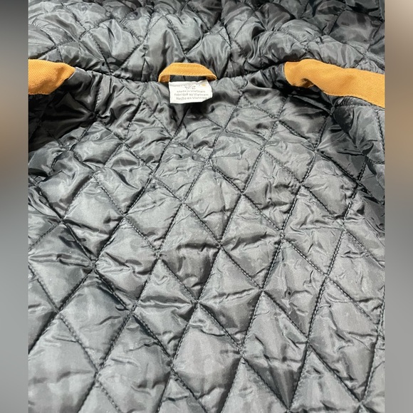 Carhartt Kids Active Jacket Quilted Lined Size 7/8 Brown Chore Jacket - Picture 10 of 13